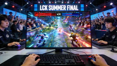 英雄联盟LCK夏季赛决赛精彩团战瞬间截图